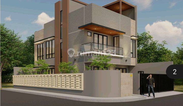 Dijual Cepat Rumah Baru 3 Lantai Hoek Di Taman Villa Meruya 2