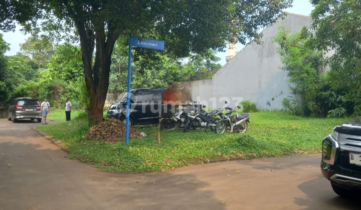 Kavling hoek kotak siap bangun luas 375 di Sutra Kirana - Alam Sutra