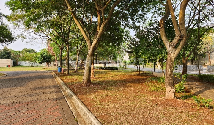 Turun Harga - Kavling Hoek Kotak Selatan Timur + Fasum Taman 2X15 di Cluster Amarine Mozia BSD City