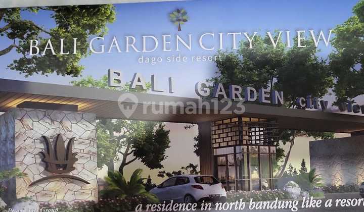 A 2-story resort-style house in Bali Garden City View in the Dago area of North Bandung. 2