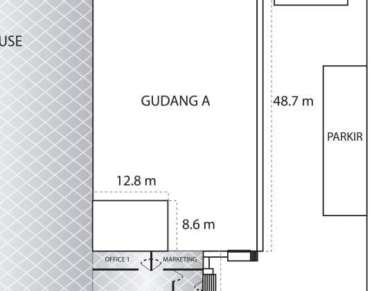 Dijual Gudang Dan Tanah di Cukanggalih, Curug, Tangerang  2
