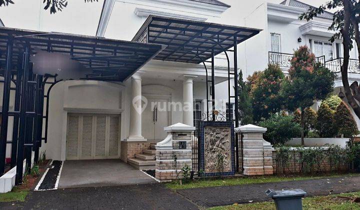 Rumah Cantik Mewah De Maja Bsd Full Furnish  Jalan Depan Lebar Fasilitas Lengkap 1