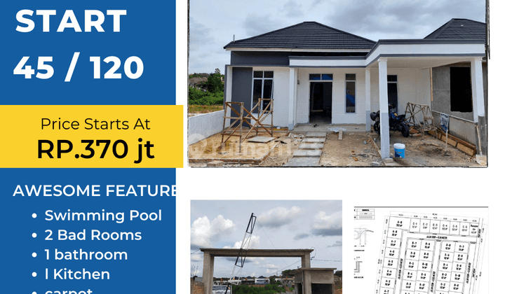 Di Jual Rumah Type 45 Di Kawasan Dekat Kampus Unri 1