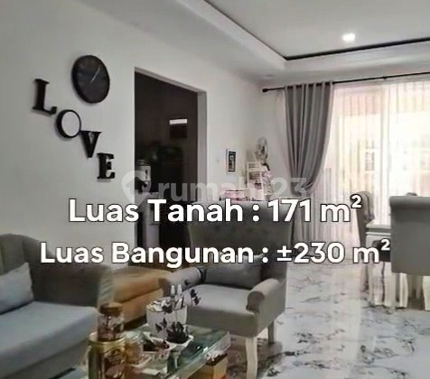 Rumah 2 Lantai Siap Huni dan Strategis di Legenda Wisata Cibubur 2