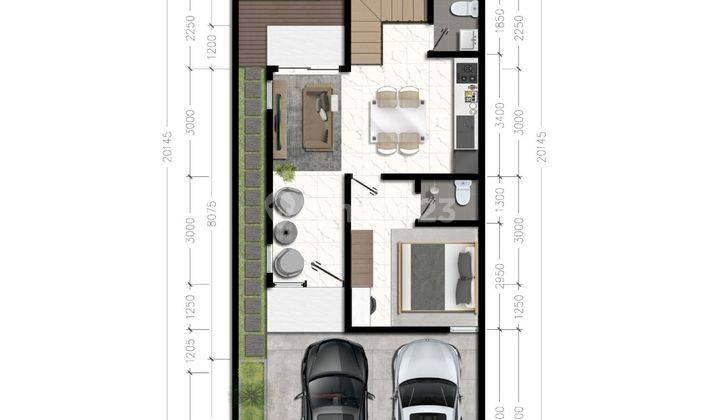 Rumah Idaman 2,5 Lantai Dengan Roof Top di Kota Wisata Cibubur 2