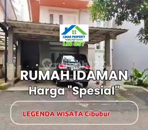 Rumah 2 Lantai Siap Huni dan Strategis di Legenda Wisata Cibubur
