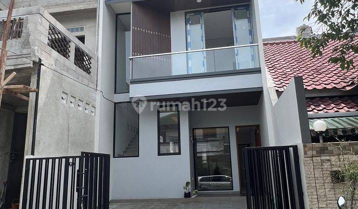 Rumah Baru 2Lt Cantik Minimalis Siap Huni di Villa Melati Mas Harga Nego  1