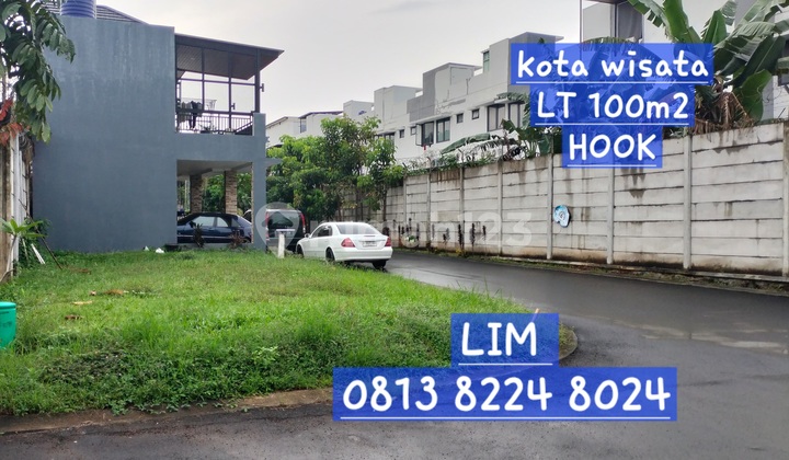 Tanah Kavling Hook LT 100 Kota Wisata Cibubur Jakarta Timur