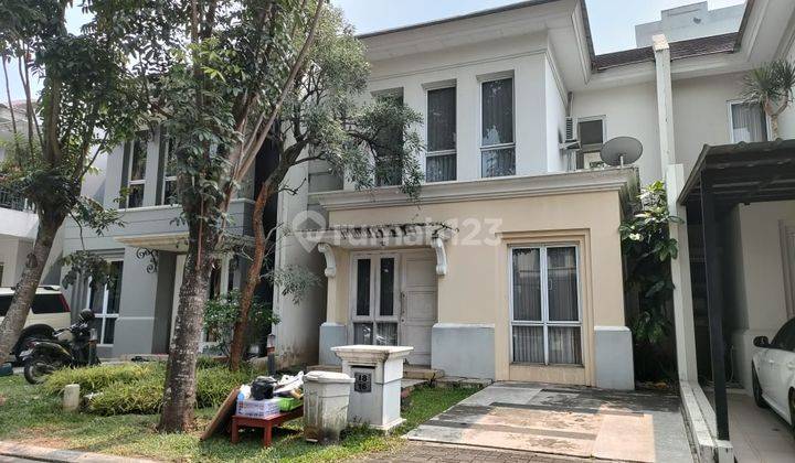 Disewakan rumah siap huni di cluster fresco aria kawasan foresta bsd 1