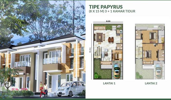 Dijual Cepat Rumah Cluster Symphony Golf Uk 8x15