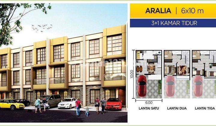 Dijual Rumah Cluster Miami Type Aralia Posisi Badan 1