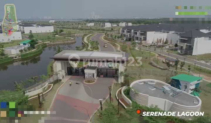 Rumah Cluster Serenade Lagoon Uk 12x25 Posisi Hoek