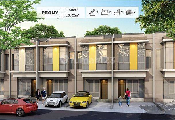 Dijual Rumah Cluster Hawaii Paradise Uk 4,5x10 Peony Pik2 1