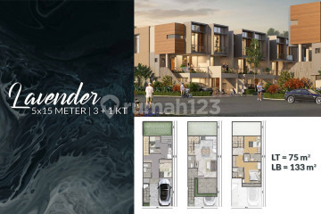 Dijual Rumah Cluster Piano Uk 5x17,8 Lavender Golf Island 2