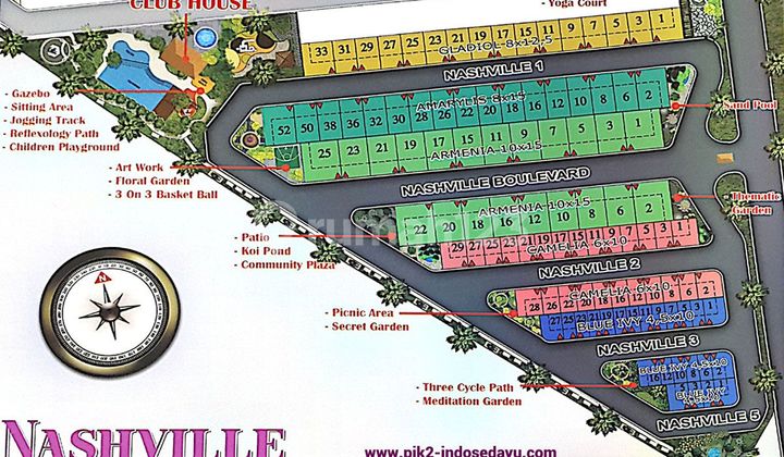 Dijual Rumah Cluster Nashville Boulevard Uk 10x15 Pik2 2