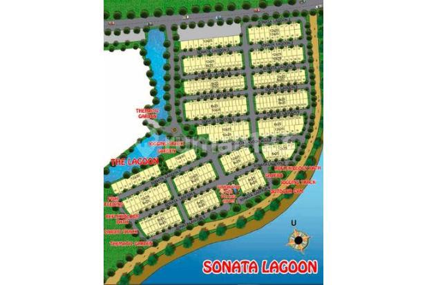 Dijual Kavling Sonata Lagoon Uk 12x30 Hadap Selatan timur