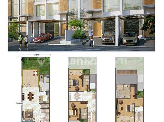 Dijual Rumah Cluster The Mozart Signature Uk 8x25 Type Hazel