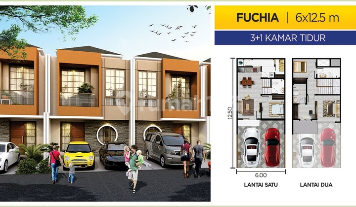 Miami Cluster House Size 6x12.5, Corner Position in PIK2