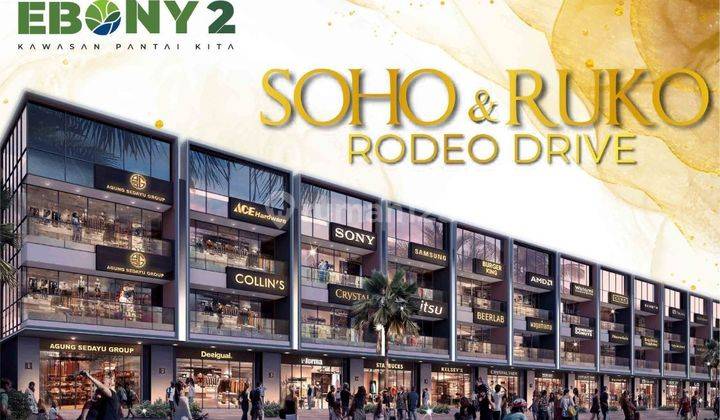 Disewakan Ruko Soho Ebony Lantai 1 Dan 2 1