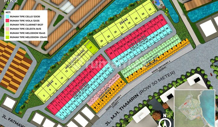 Dijual Rumah Pik2 Cluster Simprug Village Uk 8x15 2