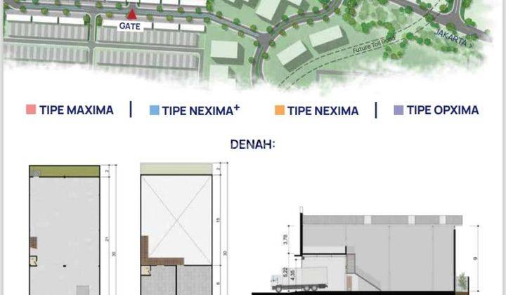 Gudang Luxima 4 In 1 Laksana Business Park Tahap 2 Tipe Nexima B 2