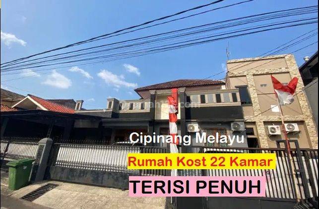 Rumah Kos Kosan di  Cepat di Bawah Apprisial Bank 380 Juta Per Tahun Cipinang Melayu Jaktim 1