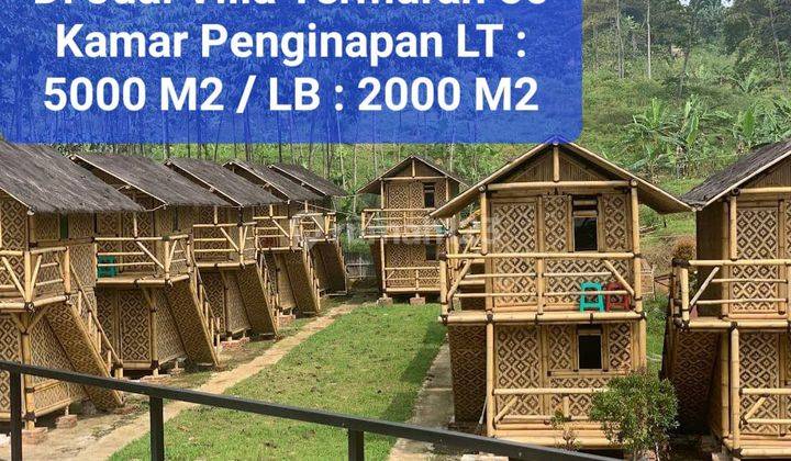 Di Jual Cepat Villa 50 Kamar Penginapan Dekat Kediaman Prabowo Bojong Koneng Sentul Bogor 1