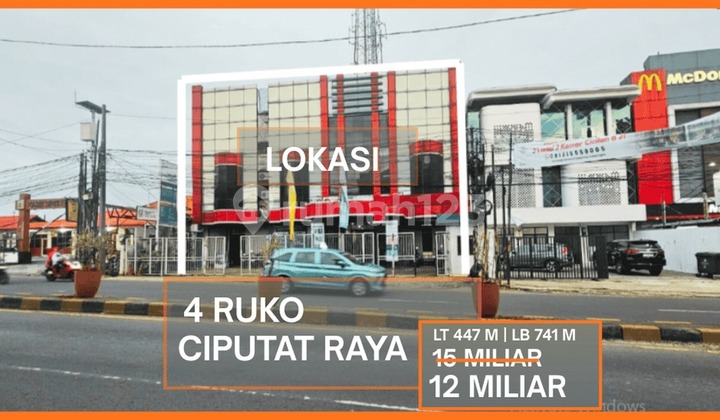 MINI BUILDING RUKO GADENG FOR QUICK SALE, JL JUANDA CIPUTAT RAYA, TANGERANG, BANTEN