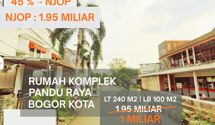 ( Rumah Komplek di Jual Cepat 45 Persen di Bawah NJOP ) Jl Pandu Raya Bogor Kota ( Rumah Komplek di Jual Cepat 45 Persen di Bawah NJOP ) Jl Pandu Raya Bogor Kota