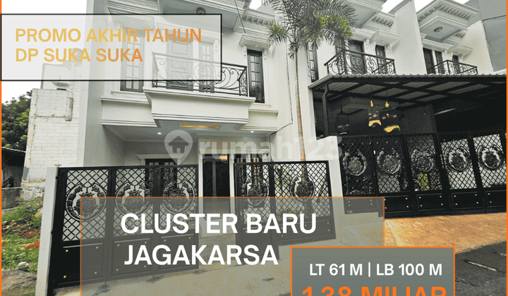 ( Rumah Baru Moderen Klasik Dalam Cluster Promo Akhir Tahun ) Jagakarsa Jakarta Selatan