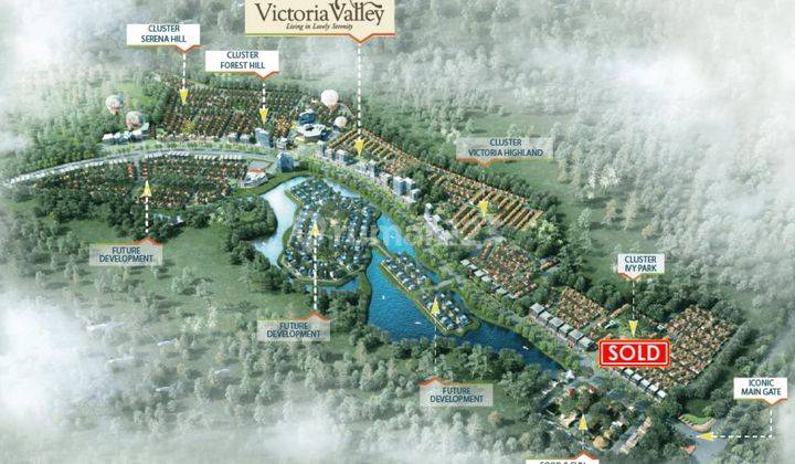 foto lainnya kavling cluster victoria valley citraland