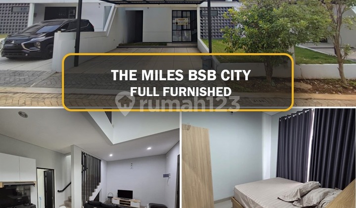 Rumah Modern Minimalis Siap Huni di The Miles Citraland Bsb City 2