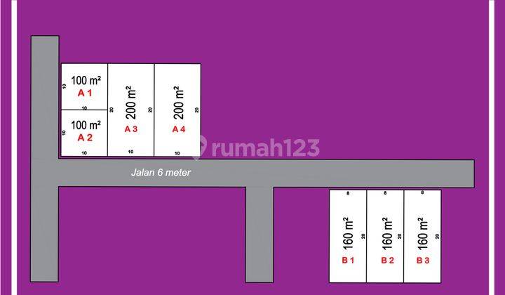 Tanah Kavling, Delima, Jalan 5 Meter 3 Menit Ke Swalayan Jumbo. 3