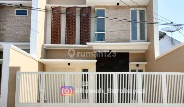 Rumah Baru 2 Lantai di Manyar Surabaya  1