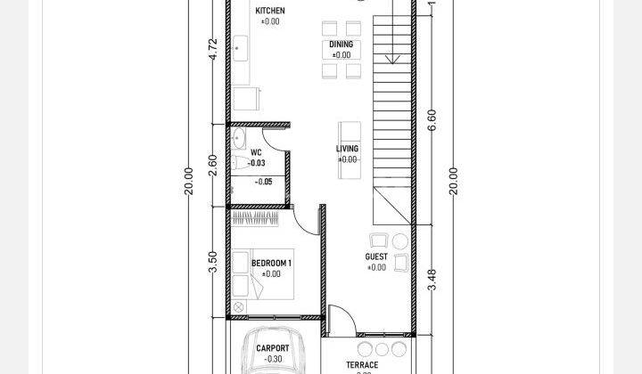 Rumah Baru di 2 Lantai di Jemur Andayani Jemursari Surabaya  2