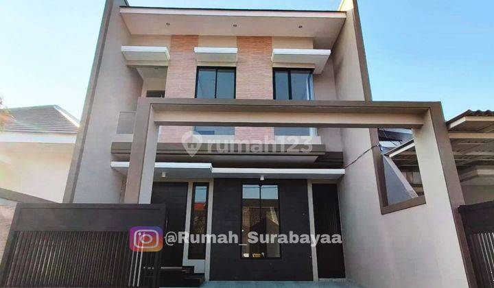 Rumah Baru 2 Lantai di Nginden intan Surabaya  1