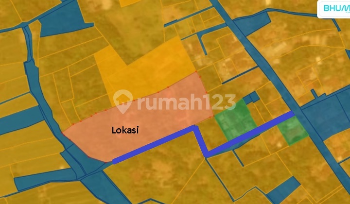 1 hectare rice view land leasehold in Tirtagangga Ababi, Karangasem