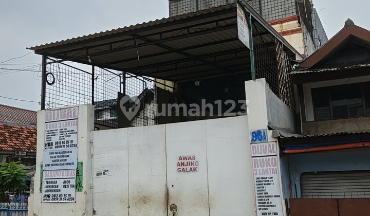 Ruko Murah 3 Lantai Di Jl Palmerah Utara Jakarta Barat Lt 143m2 Cash Only