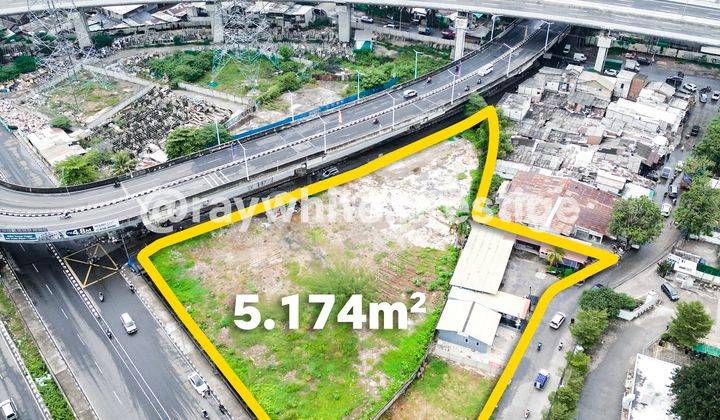 Kavling Komersial Posisi Hook, 5174m2, Arteri Kelapa Gading 1