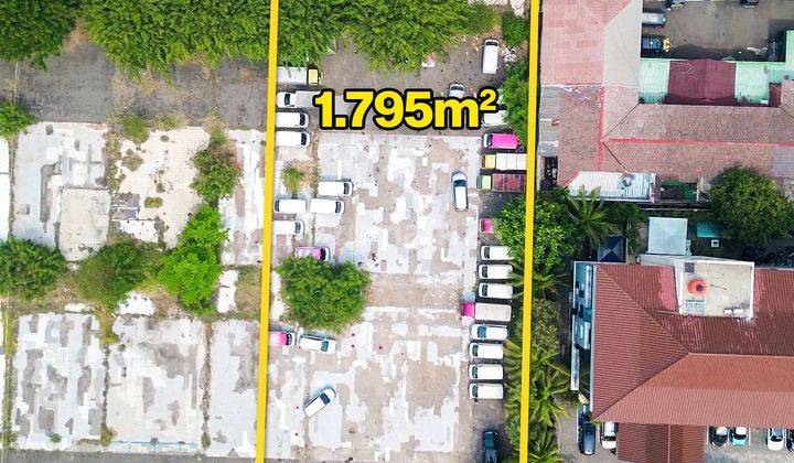 Kavling Komersial Langka di Kelapa Gading, 1795m2, Hanya 1 di Kelapa Gading 1