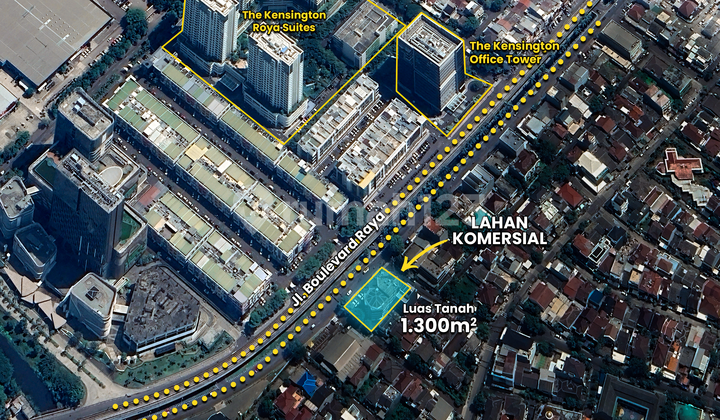 Prime Commercial Land on the Main Road of Kelapa Gading