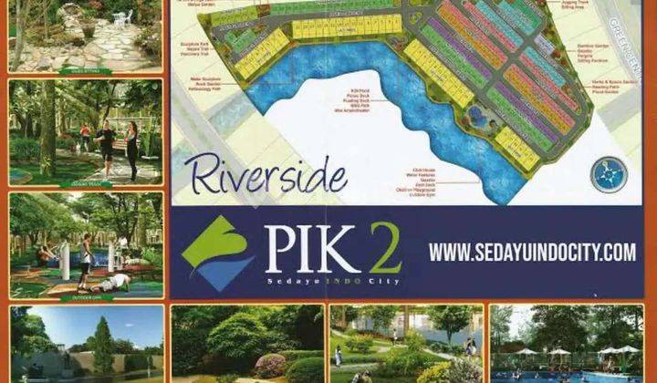 Dijual rumah pik2 cluster riverside view danau siap huni  2