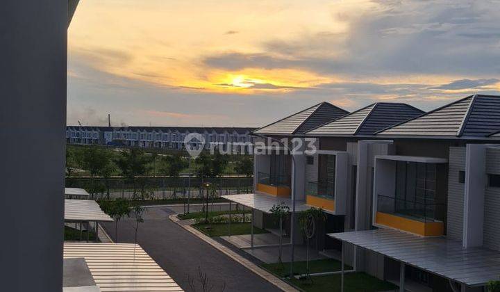 Dijual rumah minimalis pik2 brandnew view danau siap huni 2