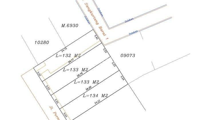 Jual 4 Kavling Sayap Jalan Sangkuriang Cimahi  1