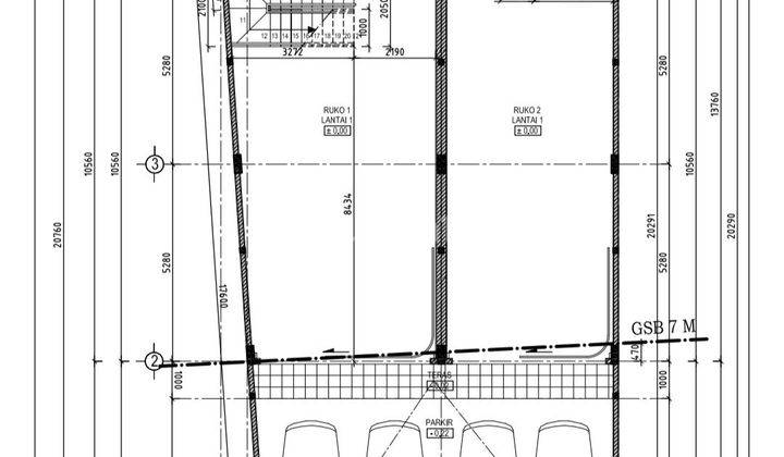 Jual 2 Unit Ruko 3lt Di Amir Mahmud Cimahi 1