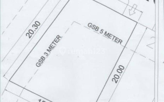 Kavling Delatinos Cluster Bahamas Lt 283m2 Hoek Banci Hadap Utara 2