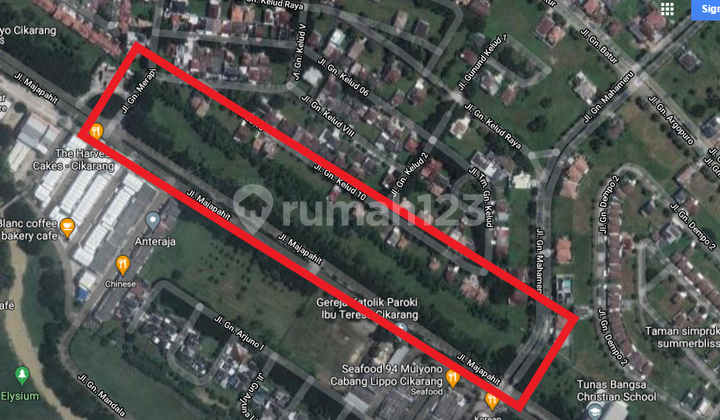 Kavling Komersial Matrix Lippo Cikarang