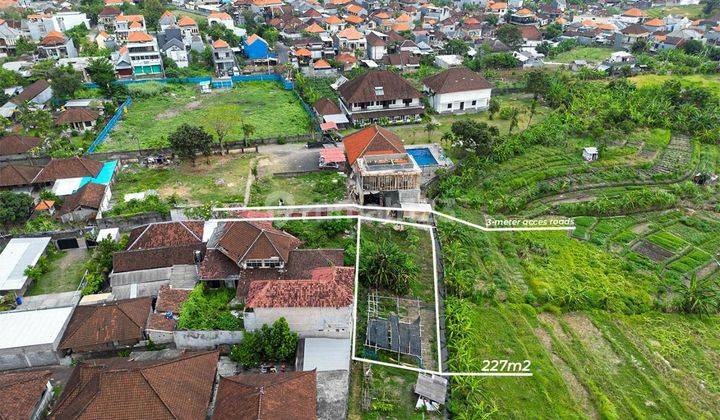 Tanah:200 M2( 2 Are ) Full View Sawah Siap Bangun Di Jln Padonan /Dalung Badung Bali  1