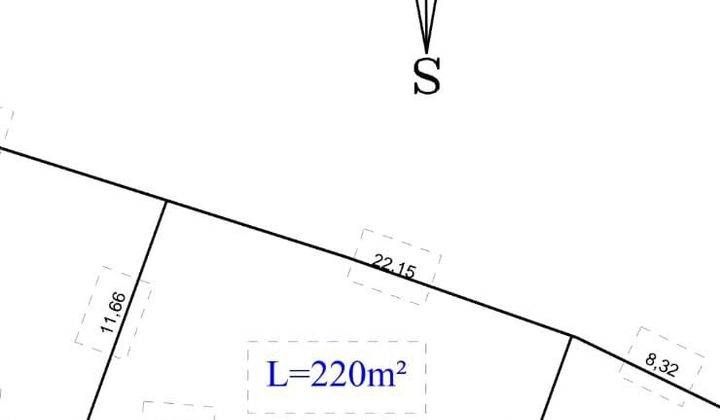 Tanah:220 M2(2,2 Are ) Super Langka Siap Bangun Di Kayu Tulang Utara Canggu Badung Bali  2