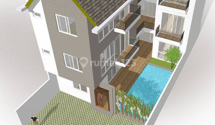 Tanah:28 M2(2,8 are) super langka siap Bangun Di taman sari  Kerobokan bali 10